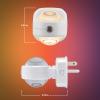 imageGE ColorChanging LED Night Light Plug Into Wall Dusk to Dawn Sensor Ambient Lighting for Bedroom Childrens Room Nursery Safety Rated 1 pack 34693Color Changing Swivel