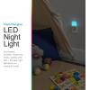 imageGE ColorChanging LED Night Light Plug Into Wall Dusk to Dawn Sensor Ambient Lighting for Bedroom Childrens Room Nursery Safety Rated 1 pack 34693Color Changing