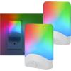 imageGE ColorChanging LED Night Light Plug Into Wall Dusk to Dawn Sensor Ambient Lighting for Bedroom Childrens Room Nursery Safety Rated 1 pack 34693Color Changing