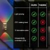imageGE ColorChanging LED Night Light Plug Into Wall Dusk to Dawn Sensor Ambient Lighting for Bedroom Childrens Room Nursery Safety Rated 1 pack 34693Color Changing Swivel