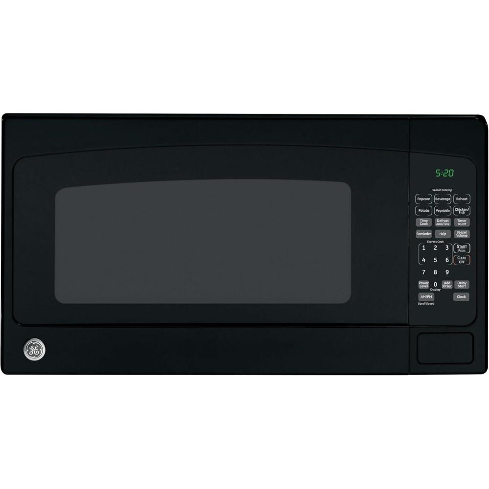 imageGE Countertop Microwave Oven 1200watt Capacity 20 Cubic Ft 8 Auto Setting Cooking Settings ChildLock Technology Kitchen Essentials for the Countertop Dorm Room or Apartment Satinless SteelBlack