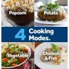 imageGE Countertop Microwave Oven 1200watt Capacity 20 Cubic Ft 8 Auto Setting Cooking Settings ChildLock Technology Kitchen Essentials for the Countertop Dorm Room or Apartment Satinless SteelStainless Steel