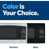 imageGE Countertop Microwave Oven 1200watt Capacity 20 Cubic Ft 8 Auto Setting Cooking Settings ChildLock Technology Kitchen Essentials for the Countertop Dorm Room or Apartment Satinless SteelBlack