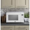 imageGE GCST16S1WWW Microwave Oven 1150watt Capacity Cubic 8 Auto Cooking Settings Kitchen Essentials for the Countertop Dorm Room or Apartment White ChildLock Technology 16 Cu FtWhite