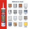 imageGE Advanced Silicone Caulk for Kitchen ampamp Bathroom  100 Waterproof Silicone Sealant 5X Stronger Adhesion Shrink ampamp Crack Proof  10 oz Cartridge White Pack of 1White