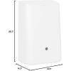 imageGE 8000 BTU Class Smart Portable Air Conditioner for Medium Rooms up to 350 sq ftDigital Controls Remote Control Perfect for Bedroom or Living Room Easy Install Kit Included White