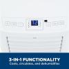 imageGE APMS05BWF 5000 BTU Portable Air Conditioner for Small Rooms up to 2000 sq ft 5100 BTU SACC 3in1 with Dehumidify Fan and Auto Evaporation Included Window Installation Kit White