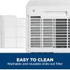 imageGE APMS05BWF 5000 BTU Portable Air Conditioner for Small Rooms up to 2000 sq ft 5100 BTU SACC 3in1 with Dehumidify Fan and Auto Evaporation Included Window Installation Kit White