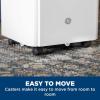 imageGE APMS06BWF 6000 BTU DOE Portable Air Conditioner Digital and Remote Control Perfect for Small Size Bedroom or Living Room up to 250 sq ft Easy Install Kit Included White