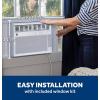imageGE AWCS14WWA Window Air Conditioner WiFi Enabled EnergyEfficient Cooling for Large Rooms up to 700 sq ft Easy Install Kit Control Using Remote or Smartphone App New 14000 BTU WhiteWhite