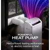 imageGE PPHV10WWF 10000 BTU Portable Air Conditioner for Medium Rooms up to 550 sq ft 9850 BTU SACC 3in1 with Dehumidify Fan and Auto Evaporation Included Window Installation Kit WhiteWhite