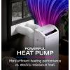 imageGE PPHV10WWF 10000 BTU Portable Air Conditioner for Medium Rooms up to 550 sq ft 9850 BTU SACC 3in1 with Dehumidify Fan and Auto Evaporation Included Window Installation Kit WhiteWhite