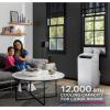 imageGE PPHV10WWF 10000 BTU Portable Air Conditioner for Medium Rooms up to 550 sq ft 9850 BTU SACC 3in1 with Dehumidify Fan and Auto Evaporation Included Window Installation Kit WhiteWhite