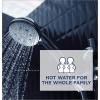 imageGE Appliances 26 Gallon Versatile Electric Water Heater with Adjustable Thermostat ampamp Drain Valve Top Port Lowboy 240 Volt26 Gallon Top Port