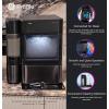 imageGE Profile Opal 20 XL with 1 Gallon Tank Chewable Crunchable Countertop Nugget Ice Maker Scoop Included 38 lbs in 24 Hours Pellet Ice Machine with WiFi ampamp Smart Connected Moonstone BlueBlack Stainless Steel