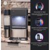 imageGE Profile Opal 20 XL with 1 Gallon Tank Chewable Crunchable Countertop Nugget Ice Maker Scoop Included 38 lbs in 24 Hours Pellet Ice Machine with WiFi ampamp Smart Connected Moonstone BlueStainless Steel