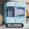 imageGE Profile Opal 20 XL with 1 Gallon Tank Chewable Crunchable Countertop Nugget Ice Maker Scoop Included 38 lbs in 24 Hours Pellet Ice Machine with WiFi ampamp Smart Connected Moonstone BlueMoonstone Blue