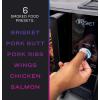 imageGE Profile Smart Indoor Pellet Smoker  Accessories Bundle Includes Four 1lb Bag of Pellets Pellet Strainer 20pack of Drip Pan Liners and Prep TraySmart Indoor Pellet Smoker