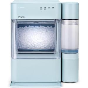 imageGE Profile Opal 20 XL with 1 Gallon Tank Chewable Crunchable Countertop Nugget Ice Maker Scoop Included 38 lbs in 24 Hours Pellet Ice Machine with WiFi ampamp Smart Connected Moonstone BlueMoonstone Blue