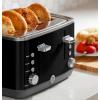 imageGE 4 Slice Toaster  Extra Wide Slots for Bagels Breads Waffles ampamp More  7 Shade Options  Countertop Kitchen Essentials  1500 watt WhiteBlack