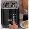imageGE 4 Slice Toaster  Extra Wide Slots for Bagels Breads Waffles ampamp More  7 Shade Options  Countertop Kitchen Essentials  1500 watt WhiteBlack