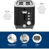 imageGE 4 Slice Toaster  Extra Wide Slots for Bagels Breads Waffles ampamp More  7 Shade Options  Countertop Kitchen Essentials  1500 watt WhiteBlack