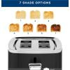 imageGE 4 Slice Toaster  Extra Wide Slots for Bagels Breads Waffles ampamp More  7 Shade Options  Countertop Kitchen Essentials  1500 watt WhiteBlack