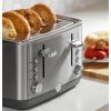 imageGE 4 Slice Toaster  Extra Wide Slots for Bagels Breads Waffles ampamp More  7 Shade Options  Countertop Kitchen Essentials  1500 watt WhiteStainless Steel