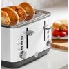 imageGE 4 Slice Toaster  Extra Wide Slots for Bagels Breads Waffles ampamp More  7 Shade Options  Countertop Kitchen Essentials  1500 watt WhiteWhite