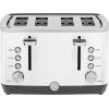 imageGE 4 Slice Toaster  Extra Wide Slots for Bagels Breads Waffles ampamp More  7 Shade Options  Countertop Kitchen Essentials  1500 watt WhiteWhite