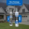 imageGE All Purpose Silicone Caulk Clear 10 fl oz Cartridge 1 Pack  100 Waterproof Silicone Sealant Stronger Adhesion Freeze ampamp Sun Proof12 Pack