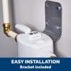 imageGE Whole House Water Filtration System Reduces Sediment Rust ampamp More Install Kit ampamp Accessories Included Filter Not Included Replace Filters FXHTC FXHSC Every 3 Months GXWH40L790 x 840 x 1640 inches