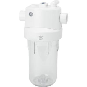 imageGE Whole House Water Filtration System Reduces Sediment Rust ampamp More Install Kit ampamp Accessories Included Filter Not Included Replace Filters FXHTC FXHSC Every 3 Months GXWH40L790 x 840 x 1640 inches