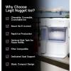 imageGE Profile Opal 20 Ultra Nugget Ice Maker with Side Tank and Scale Inhibiting Filter Scoop Included 38 lbs in 24 Hours Pellet Ice Machine with WiFi ampamp Smart Connected Stainless SteelStainless Steel