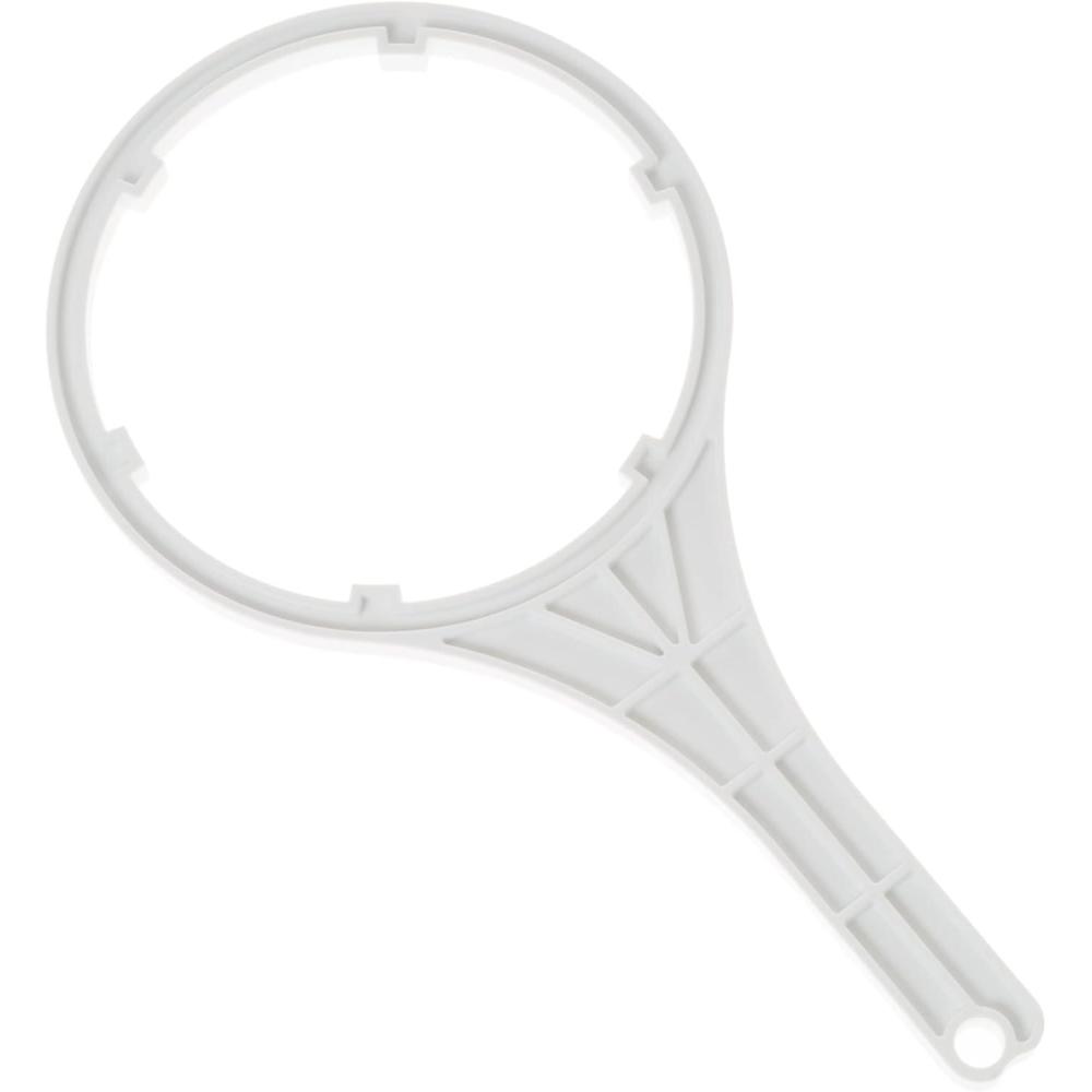 imageGE Plastic Water Filter Wrench  Allows for Easy Removal of AtHome Water Filtration System  Use for 1quot Water Filter Systems  White  HHWRNCH Only compatible with GXWH40L GXWH38S and GXWH35F