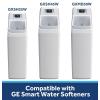 imageGE Smart Water Softener with Integrated Filtration 30000 Grain Reduce Hard Minerals to Whole House Builtin WiFi with Water Flow Alerts Soft Water for Shower Appliances and Plumbing GXMD30WRMVALVESFT