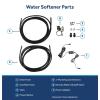 imageGE Smart Water Softener with Integrated Filtration 30000 Grain Reduce Hard Minerals to Whole House Builtin WiFi with Water Flow Alerts Soft Water for Shower Appliances and Plumbing GXMD30WGXSH35W