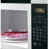 imageGE JVM3160RFSS 30quot OTR Microwave 16 cu ft 1000W 300 CFM Hood Vent LED Lighting Auto Defrost Easy Mount Install Stainless Steel