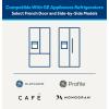image:imageGE XWFE Refrigerator Water Filter Genuine Replacement Filter Certified to Reduce Lead Microplastics PFOAPFOS and 50 Other Impurities Compatible with GE Appliances Brands Pack of 2Pack of 1