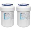 image:imageGE MWF Refrigerator Water Filter Genuine Replacement Filter Certified to Reduce Lead Sulfur and 50 Other Impurities Replace Every 6 Months for Best Results Pack of 2Pack of 2