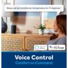 image:imageGE 8000 BTU Smart Window Air Conditioner with Heat Pump and Inverter for Rooms up to 350 sq ft Compact AC Window Unit with Heat WiFi AlexaGoogle Eco Mode Remote Easy Install Kit