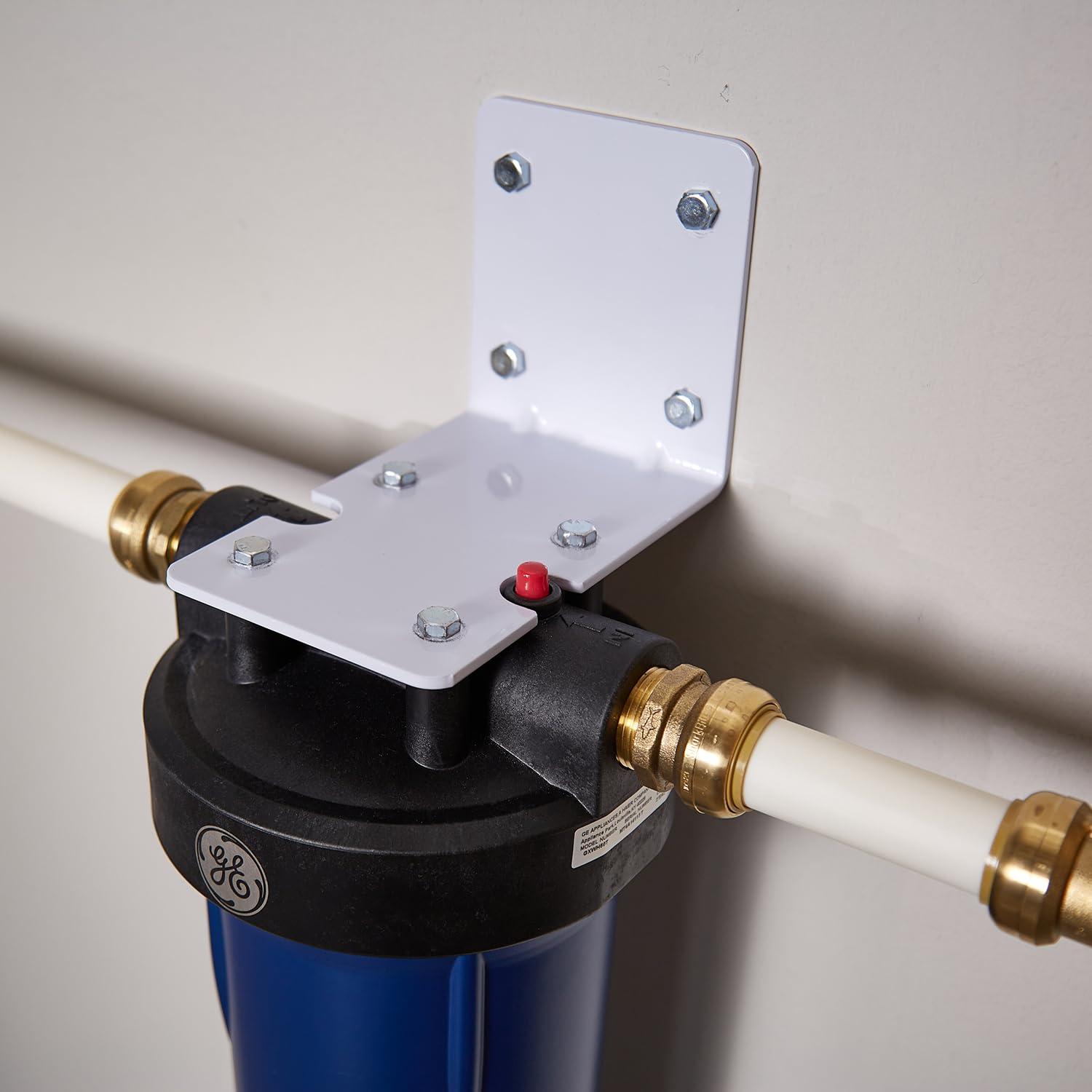 image:imageGE Heavy Duty Whole House Water Filtration System amp Filter  Reduces Sediment Rust amp More  Install Kit amp Accessories Included  GXWH60T FXWPTGXWH60T  FXWPT