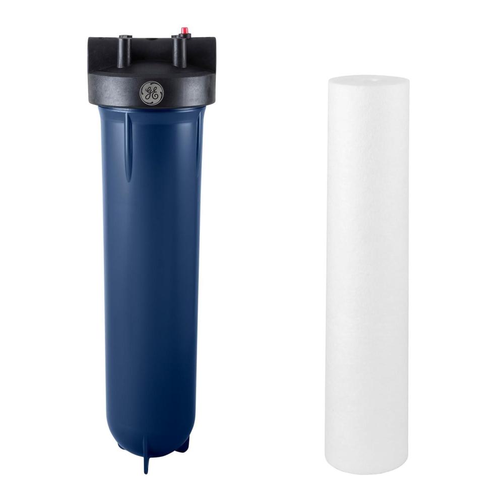 image:imageGE Heavy Duty Whole House Water Filtration System amp Filter  Reduces Sediment Rust amp More  Install Kit amp Accessories Included  GXWH60T FXWPTGXWH60T  FXWPT