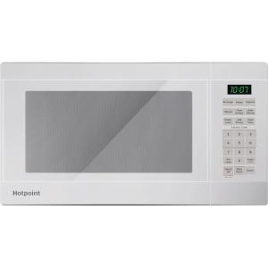 image:imageHotpoint RES1072DTBB 07 Cu Ft Capacity Countertop Microwave Oven Black07 CuFt White