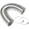 image:imageGE Appliances 8Foot Flexible Metal Dryer Duct WX08X10086 Genuine OEM Replacement Part for Dryers8 ft Dryer Duct