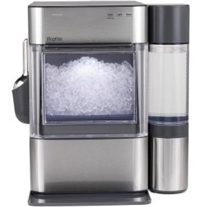 image:imageGE Profile Opal Ultra Countertop Nugget Ice Maker 1 Gallon XL Side Tank 38 lbsDay Nugget Pellet Ice Machine Scoop Included WiFi Smart Connected Moonstone BlueStainless Steel