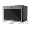 image:imageGE 24 OvertheRange Microwave 14 Cu Ft 1000 Watts 300 CFM Hood Vent LED Lighting Auto Defrost InstallerFriendly Stainless Steel GVMB14S4WSSStainless Steel