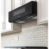 image:imageGE Profile 30 OvertheRange Low Profile Microwave 12 Cu Ft 1000 Watts 400 CFM Hood Vent LED Lighting Auto Defrost InstallerFriendly White UVM9125DYWWBlack
