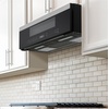 image:imageGE Profile 30 OvertheRange Low Profile Microwave 12 Cu Ft 1000 Watts 400 CFM Hood Vent LED Lighting Auto Defrost InstallerFriendly White UVM9125DYWWStainless Steel