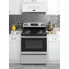 image:imageGE Profile 30 OvertheRange Low Profile Microwave 12 Cu Ft 1000 Watts 400 CFM Hood Vent LED Lighting Auto Defrost InstallerFriendly White UVM9125DYWWWhite